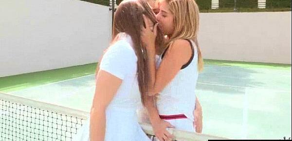  Horny Lesbo Teen Girls (Dani Daniels & Malena Morgan & Lia Lor) Make Love On Cam video-12